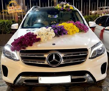 Decorated Car For Wedding Benz GLS 350 7 Seater