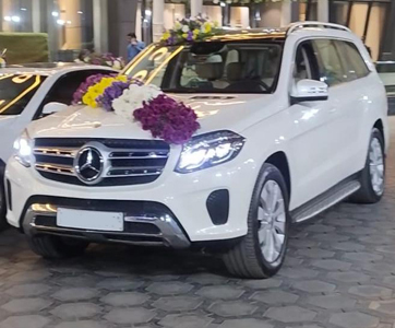 Decorated Car For Wedding Benz GLS 350 7 Seater