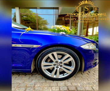 Decorated Car For Wedding Jaguar XJL